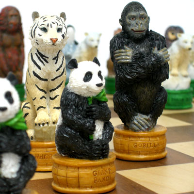 動物のチェス駒